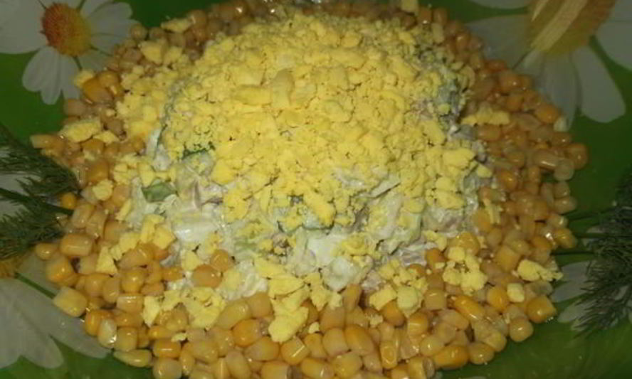 Рецепт салата одуванчик