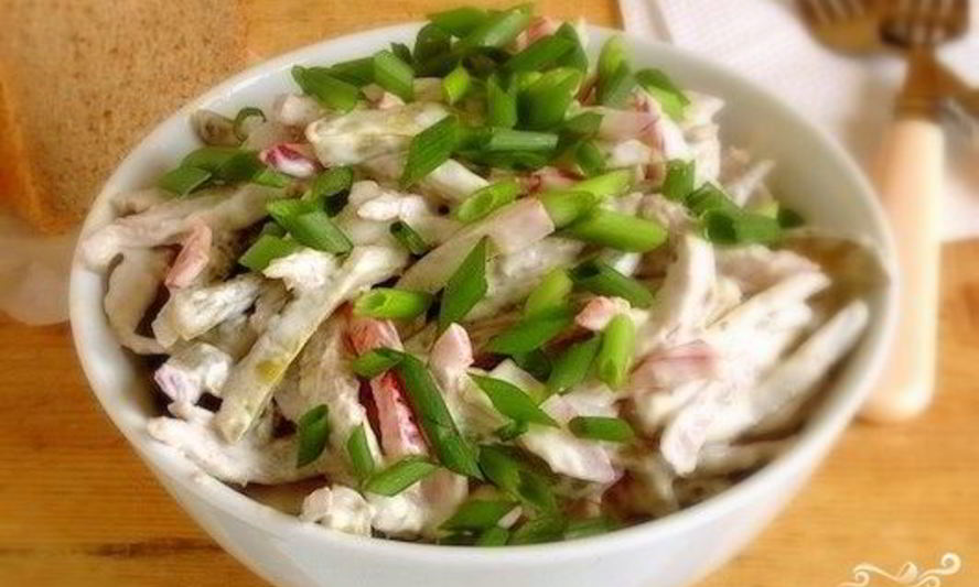 Рецепт салата по-строгановски