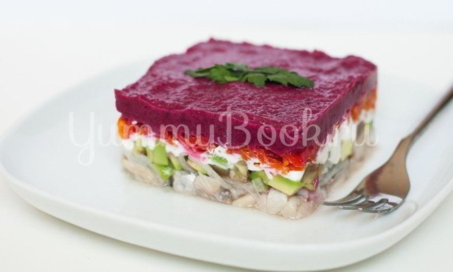 Рецепт диетической селедки под шубой без майонеза и картошки