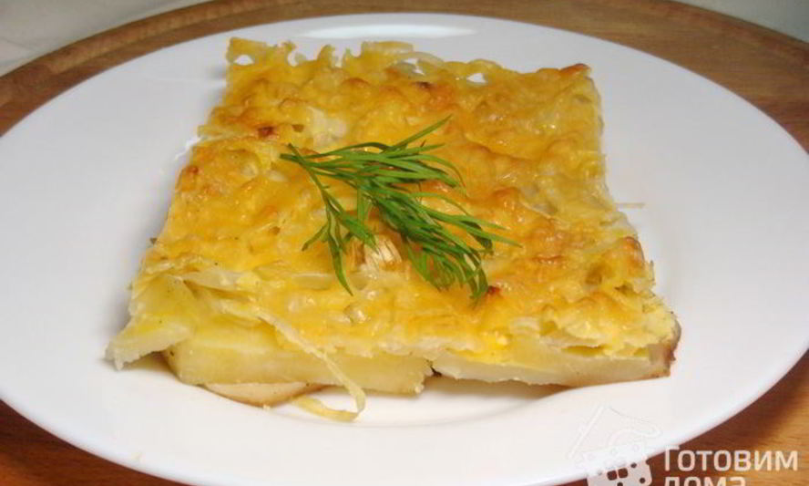 Рецепт картошки под шубой