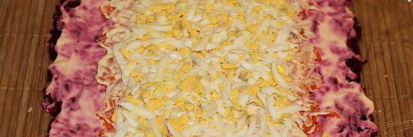 рулет из сельди под шубой