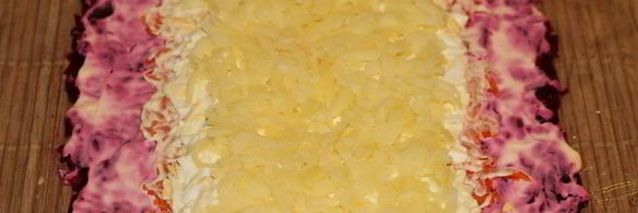 рулет из сельди под шубой