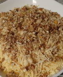 Салат мясо под шубой