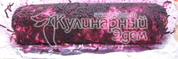 салат-рулет селедка под шубой