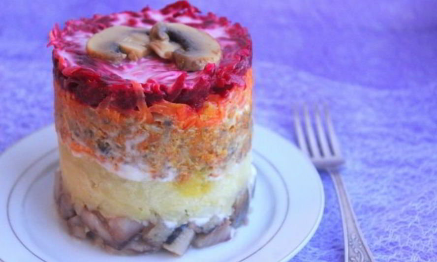 Рецепт салата сельдь под шубой