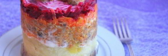 салат сельдь под шубой