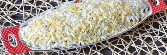 салат шпроты под шубой