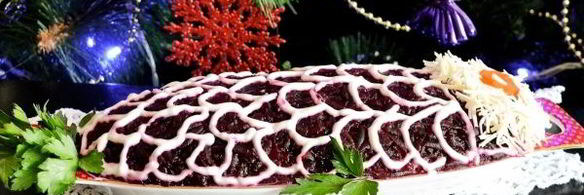 салат шпроты под шубой