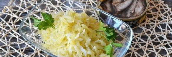 салат шпроты под шубой