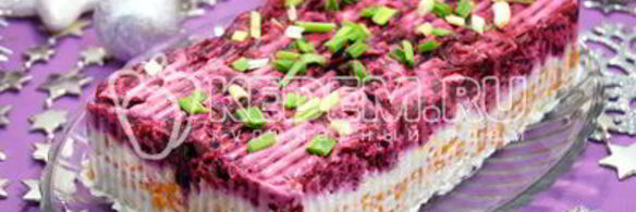 салат заливная селедка под шубой