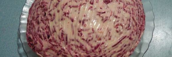 сельдь под шубой с яблоком