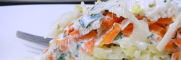 селедка под легкой шубой с яблоком