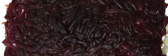 селедка под шубой с хлебом