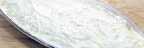 селедка под шубой с яблоком