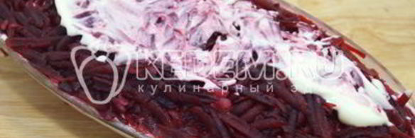 селедка под шубой с яблоком