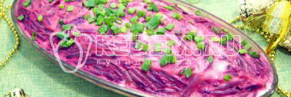 селедка под шубой с яблоком