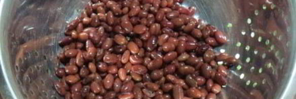 салат с фасолью и кинзой