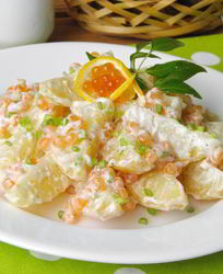 Салат с икрой