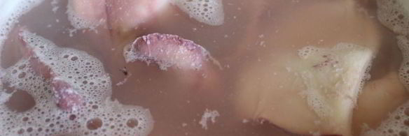 салат с кальмарами и жареными шампиньонами по-нормандски