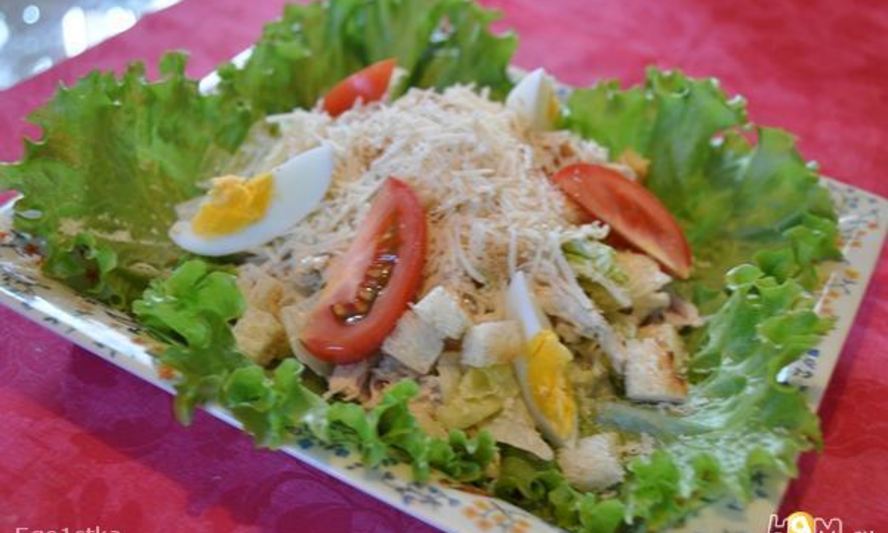 Рецепт цезаря с курицей