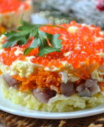 Салаты с селедкой