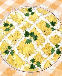 Салаты с ветчиной