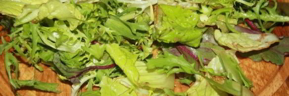 сочный говяжий ромштекс с салатным миксом