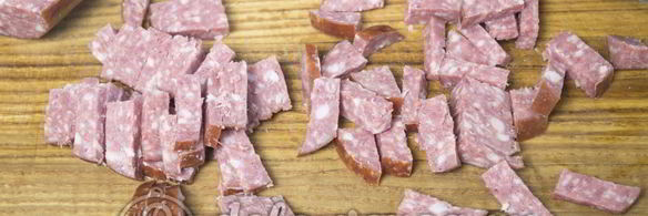 студенческий салат с сухариками