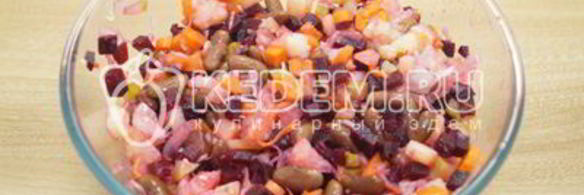 винегрет классический с фасолью