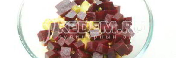 винегрет с фасолью