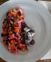 Винегрет с килькой