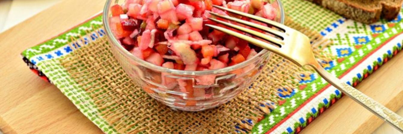 Винегрет с квашеной капустой