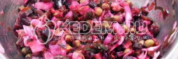 винегрет с морской капустой