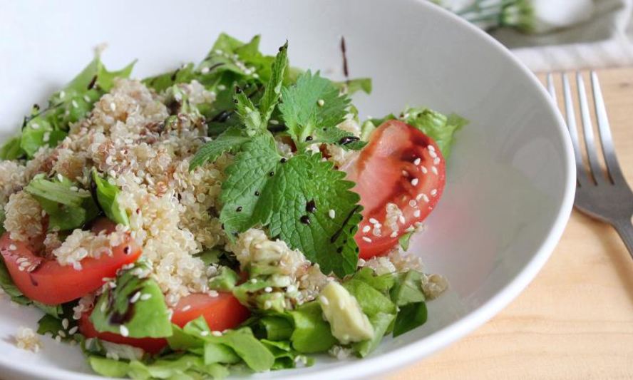 Рецепт зеленого салата с киноа