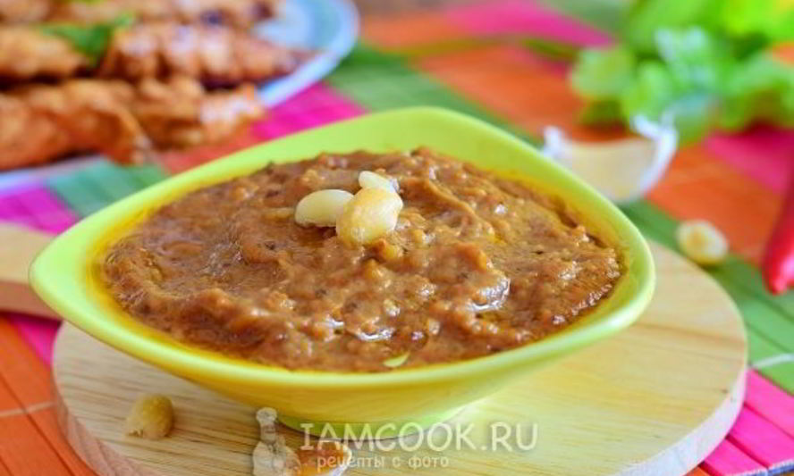 Рецепт арахисового соуса к мясу