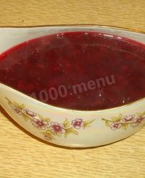 Брусничный соус из брусники к мясу