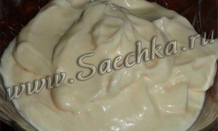 Рецепт майонеза