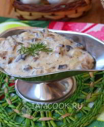 Грибной соус из шампиньонов