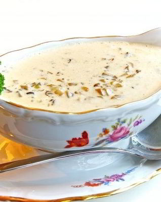 Грибной соус с сыром