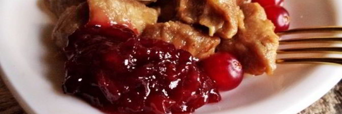 Клюквенный соус к мясу