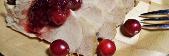 клюквенный соус к мясу