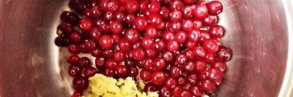 клюквенный соус к мясу