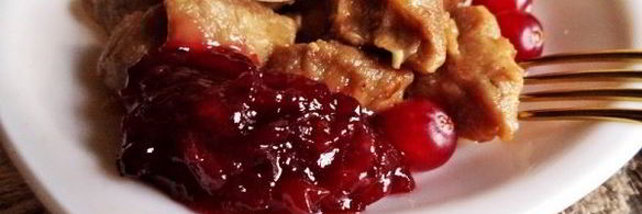 клюквенный соус к мясу
