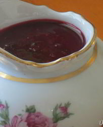 Пикантный соус из слив к мясным блюдам