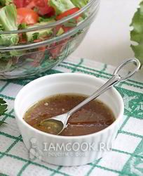 Сладкий соус для салата
