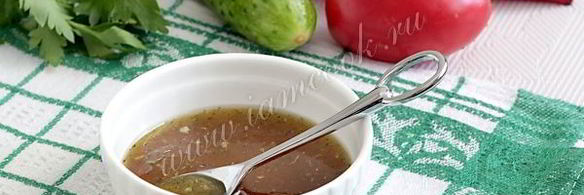 сладкий соус для салата