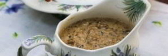 сливочно-грибной соус для мяса