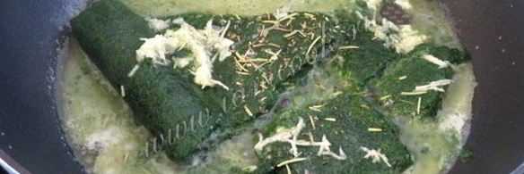 сливочный соус со шпинатом