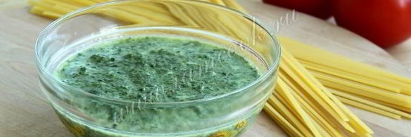 сливочный соус со шпинатом