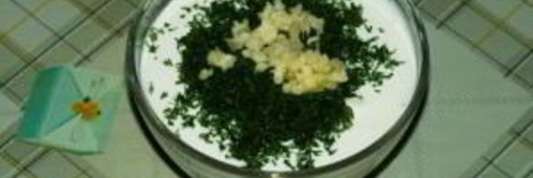 сметанно-чесночный соус